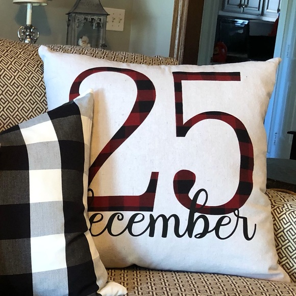 πβ€οΈ Christmas Pillow Cover| December 25 | 22β x 22β β€οΈπ